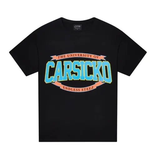 Black Carsicko Steez University Graphic Tee Black Carsicko Steez University Graphic Tee